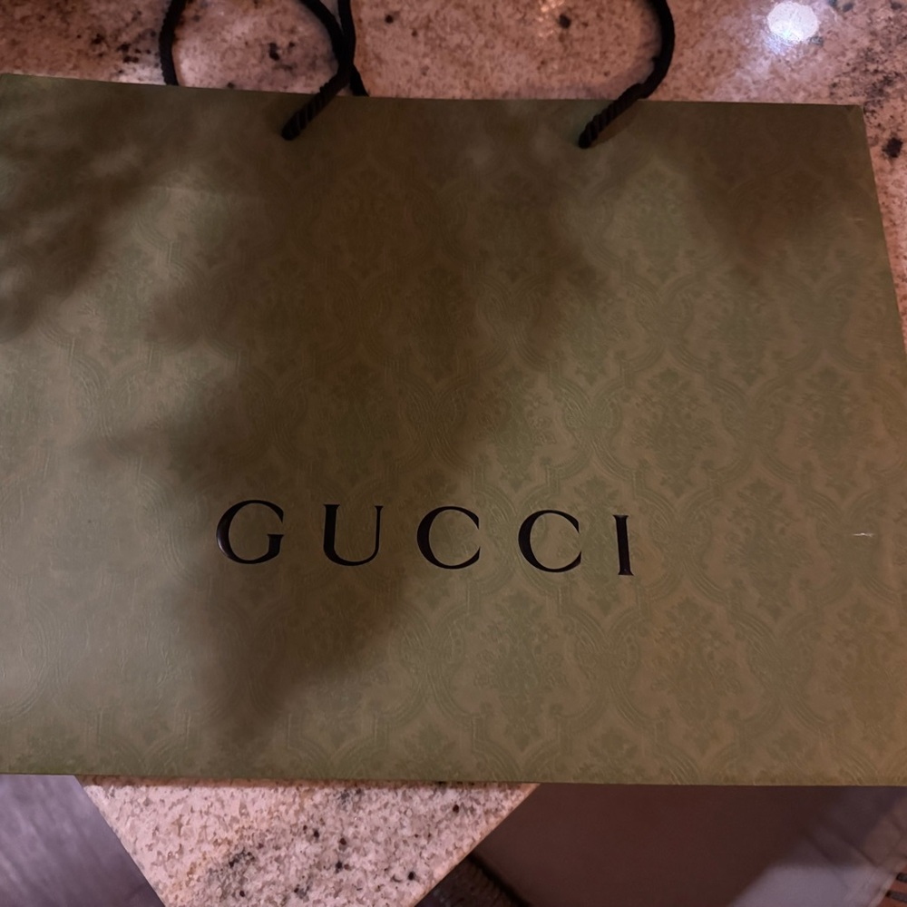 Gucci Olive Green Patterned Bag
